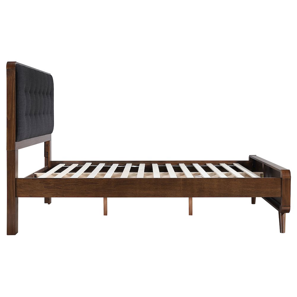 Robyn Wood Queen Panel Bed Dark Walnut. Picture 6