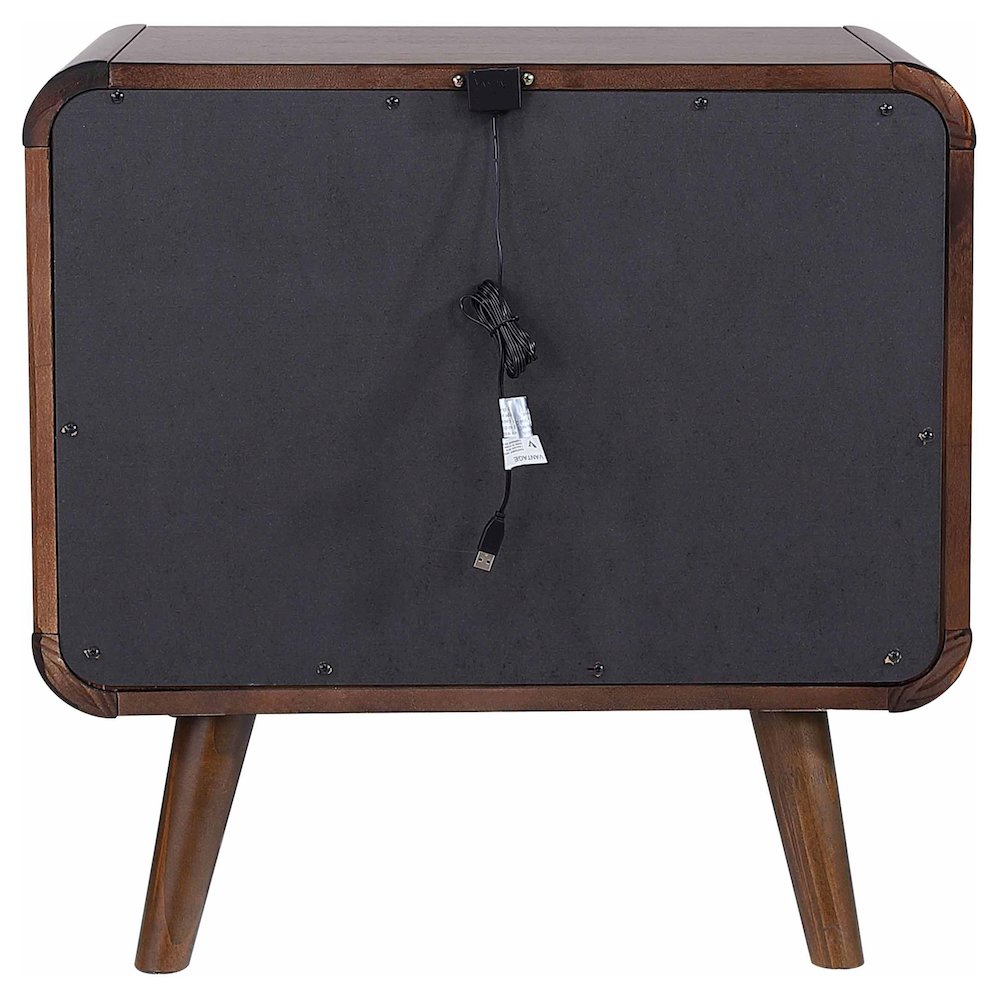 Robyn 2-drawer Nightstand Dark Walnut. Picture 7