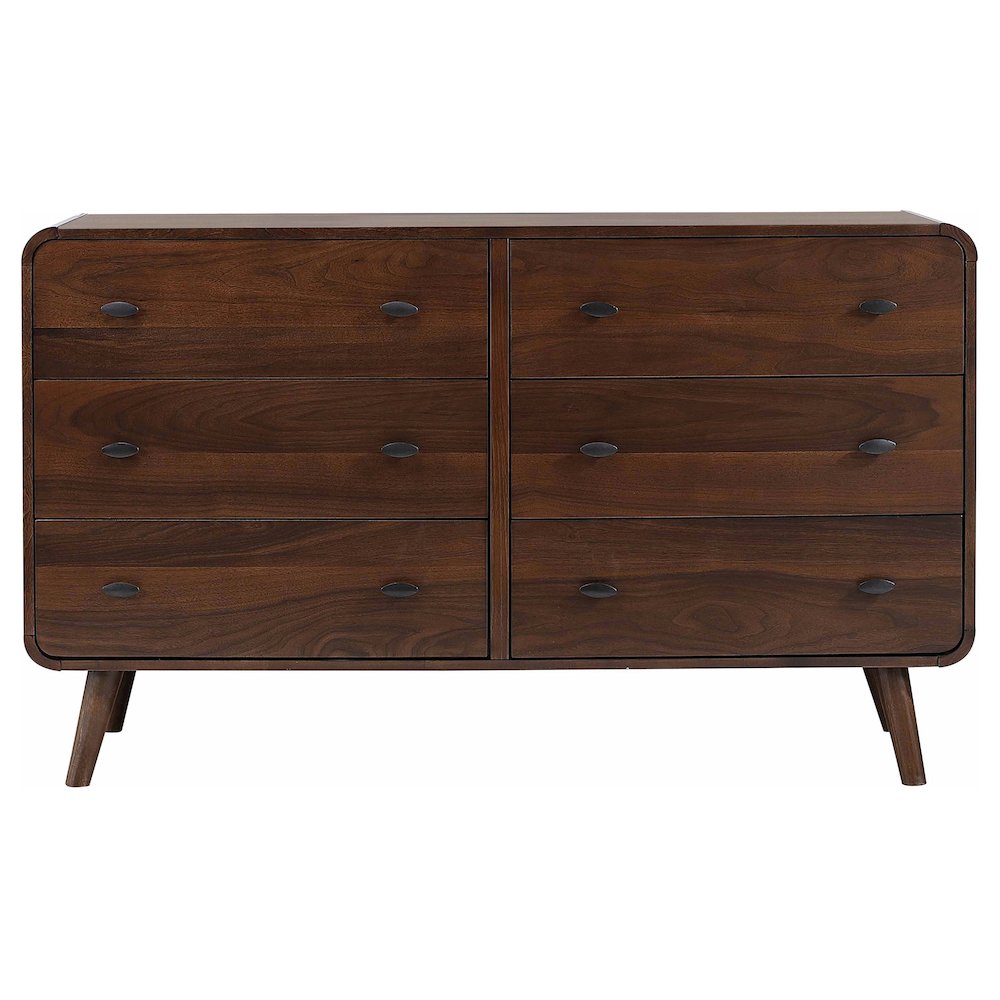 Robyn 6-drawer Dresser Dark Walnut. Picture 3