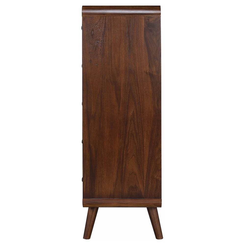 Robyn 5-drawer Bedroom Chest Dark Walnut. Picture 5