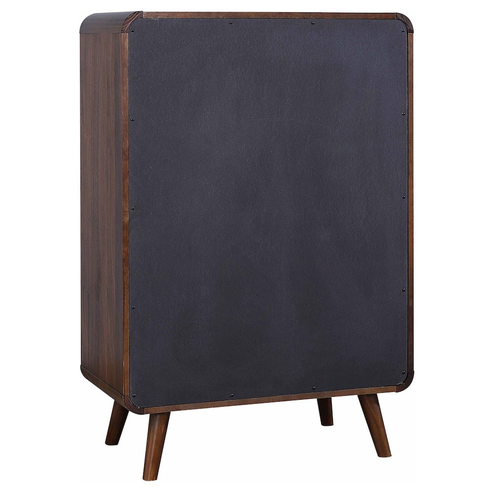 Robyn 5-drawer Bedroom Chest Dark Walnut. Picture 6