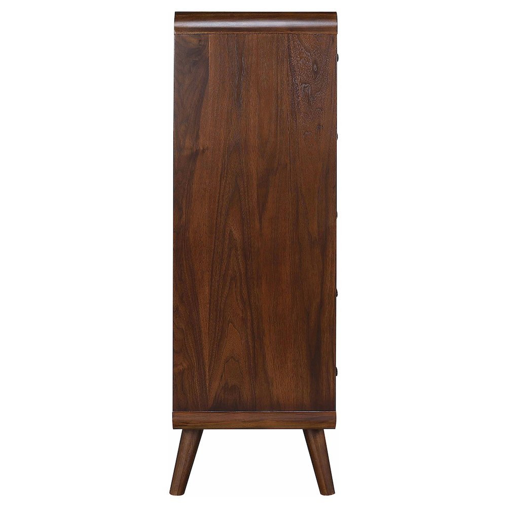Robyn 5-drawer Bedroom Chest Dark Walnut. Picture 9