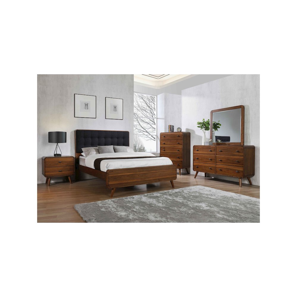Robyn 5-drawer Bedroom Chest Dark Walnut. Picture 12