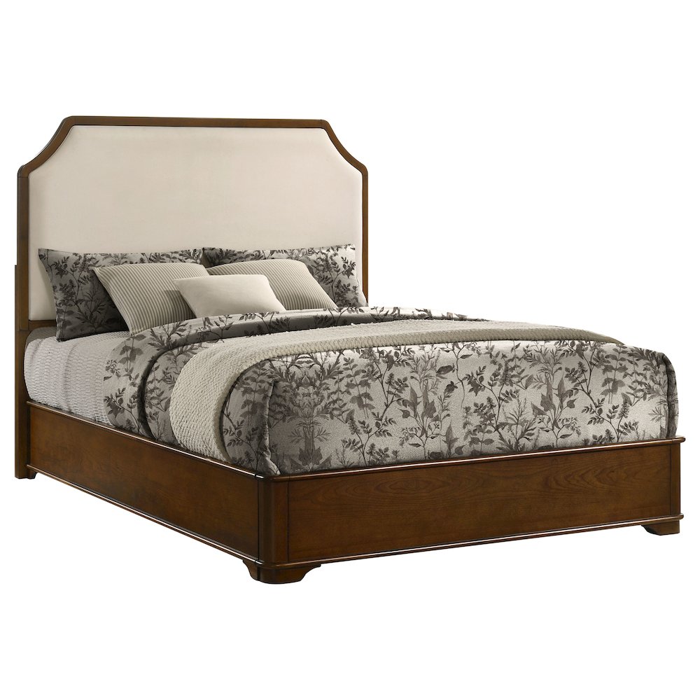 Garland 58-inch Eastern King Panel Bed Cream Brown Cherry. Picture 3