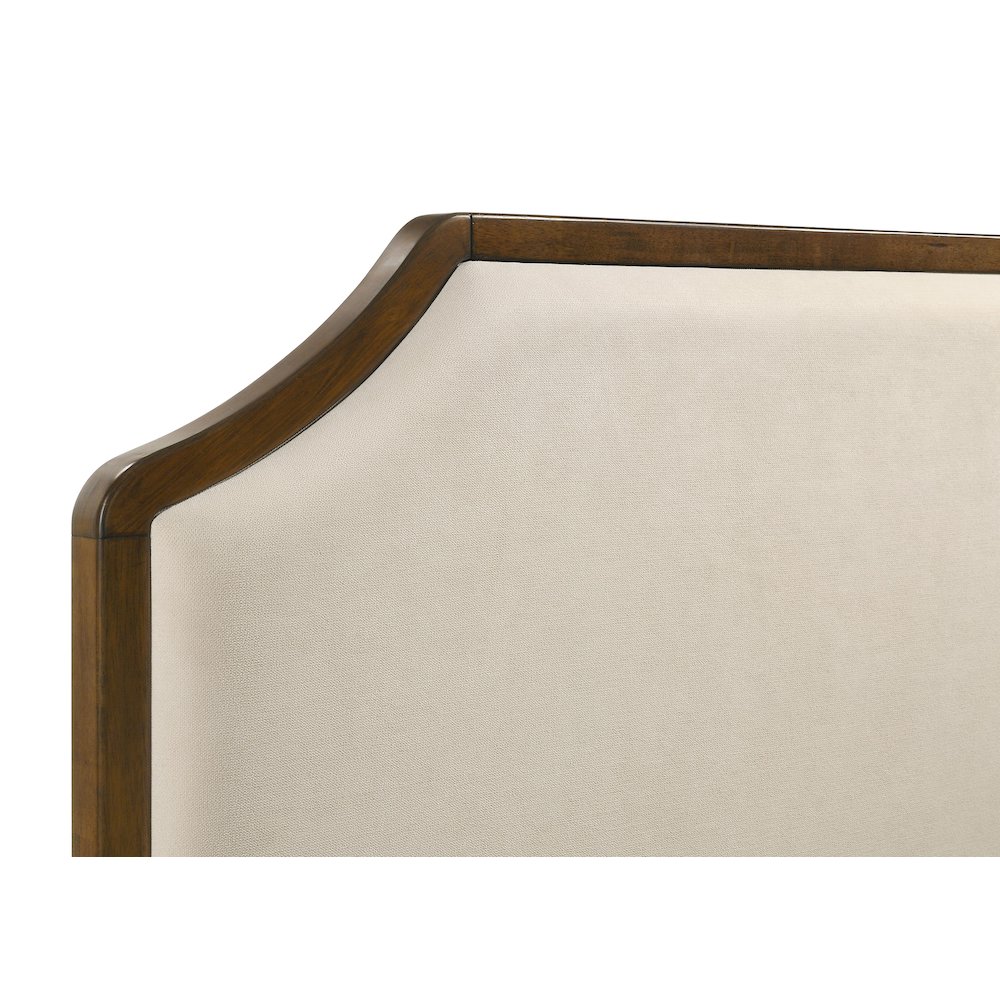 Garland 58-inch Eastern King Panel Bed Cream Brown Cherry. Picture 7