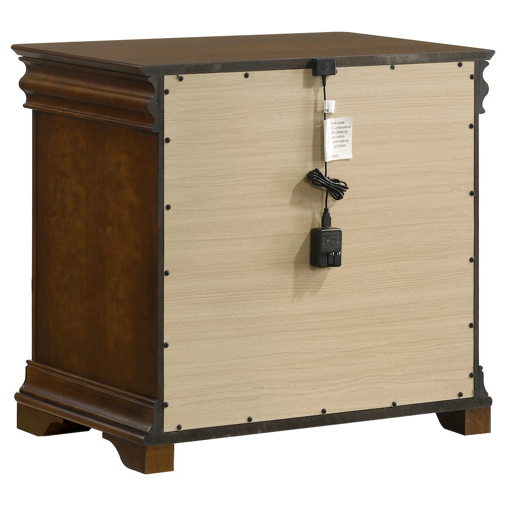Garland 5-piece Queen Bedroom Set Brown Cherry. Picture 6