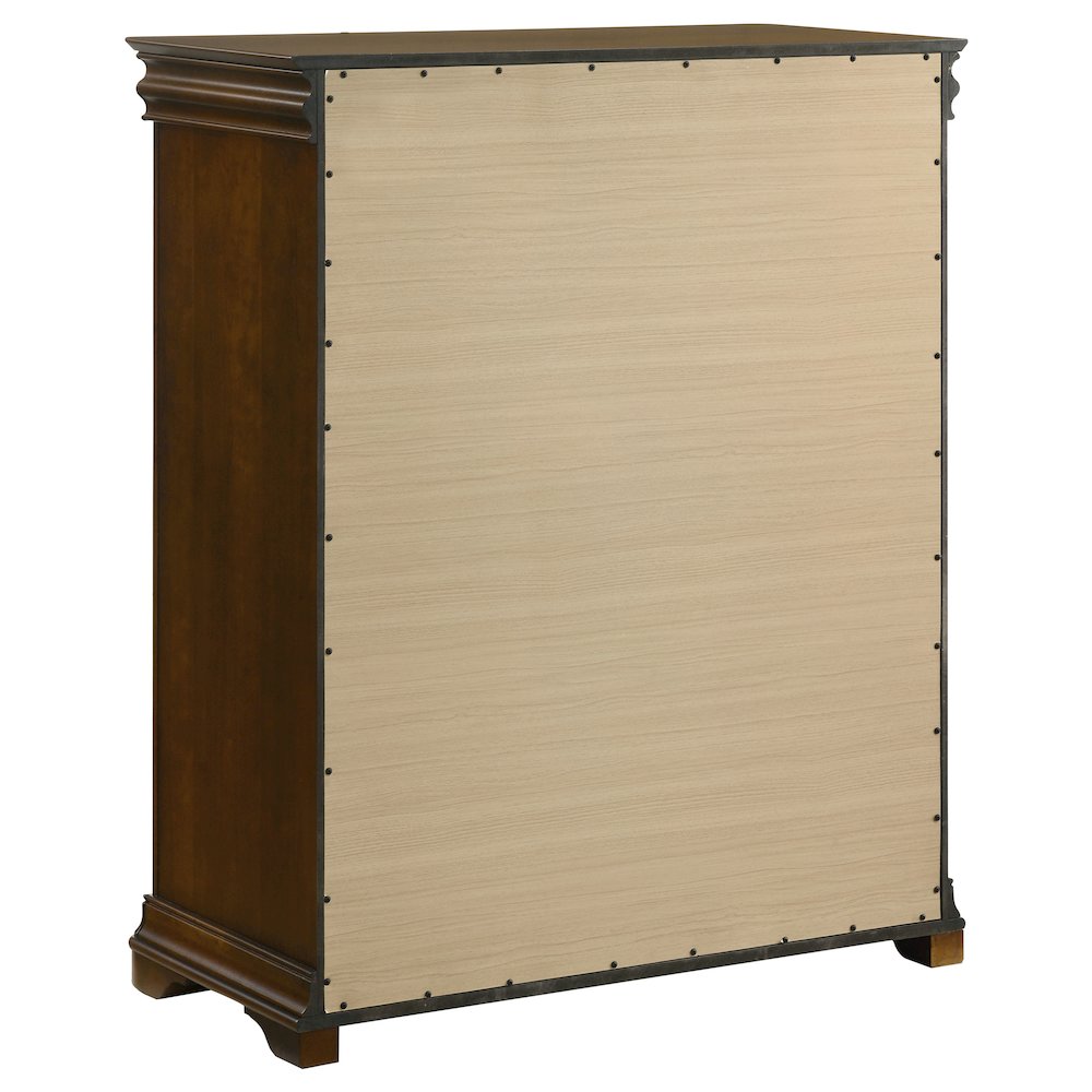 Garland 5-piece Queen Bedroom Set Brown Cherry. Picture 12