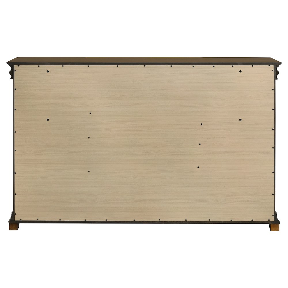 Garland 11-drawer Bedroom Dresser Cabinet Brown Cherry. Picture 7