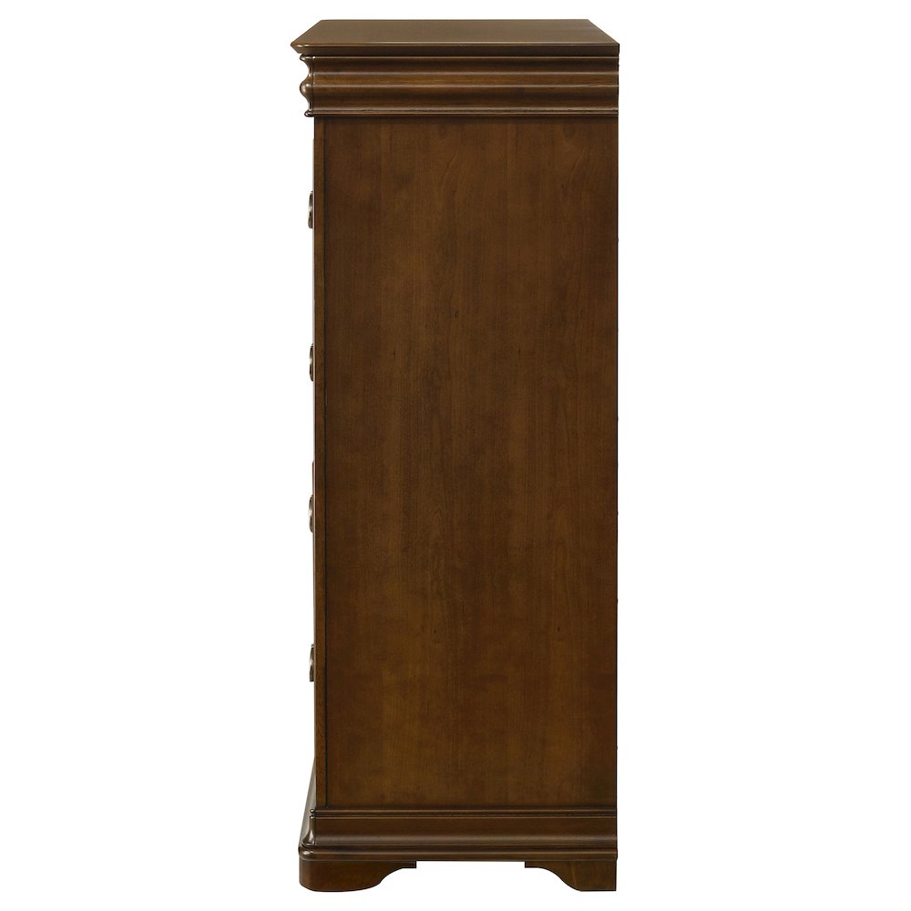 Garland 4-drawer Bedroom Chest of Drawers Brown Cherry. Picture 5