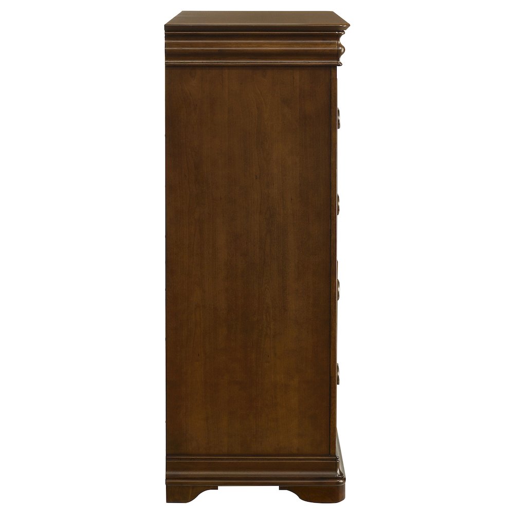 Garland 4-drawer Bedroom Chest of Drawers Brown Cherry. Picture 9