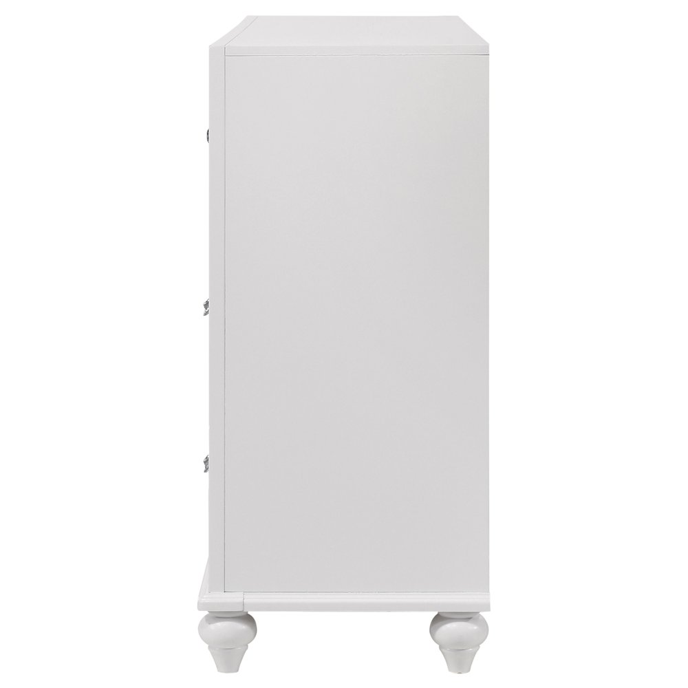 Barzini 7-drawer Dresser White. Picture 5