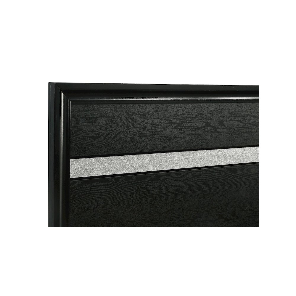 Miranda 4-piece California King Bedroom Set Black. Picture 14