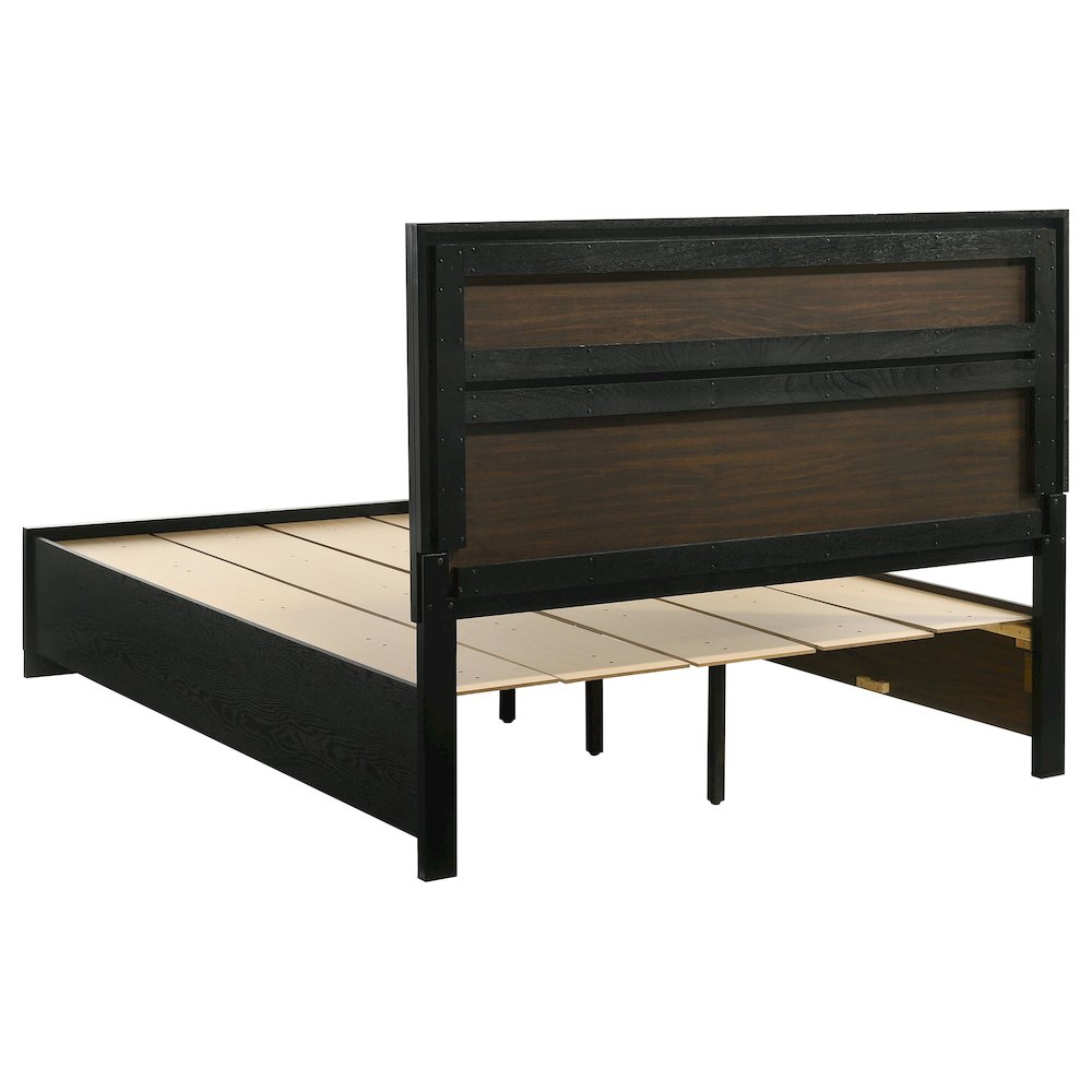 Miranda 4-piece Queen Bedroom Set Black. Picture 2