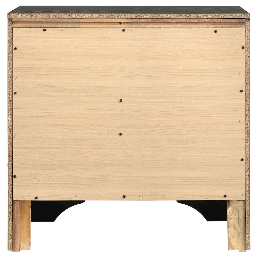 Miranda 2-drawer Nightstand Black. Picture 7