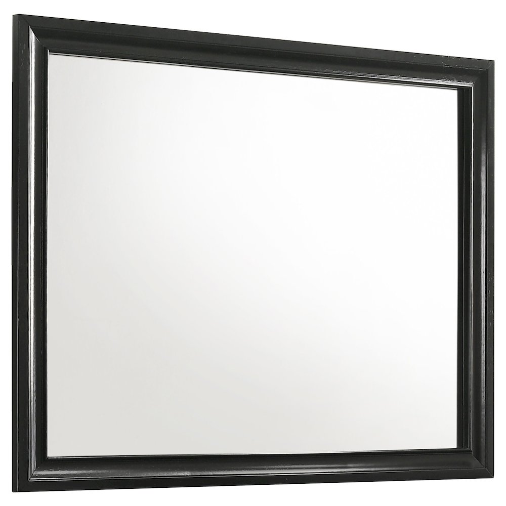 Miranda Dresser Mirror Black. Picture 1