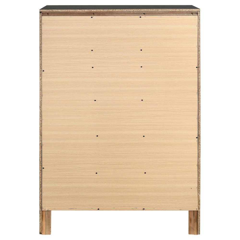 Miranda 5-drawer Bedroom Chest Black. Picture 7