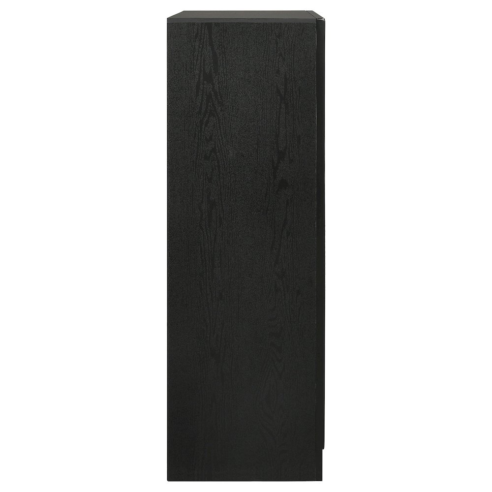 Miranda 5-drawer Bedroom Chest Black. Picture 9