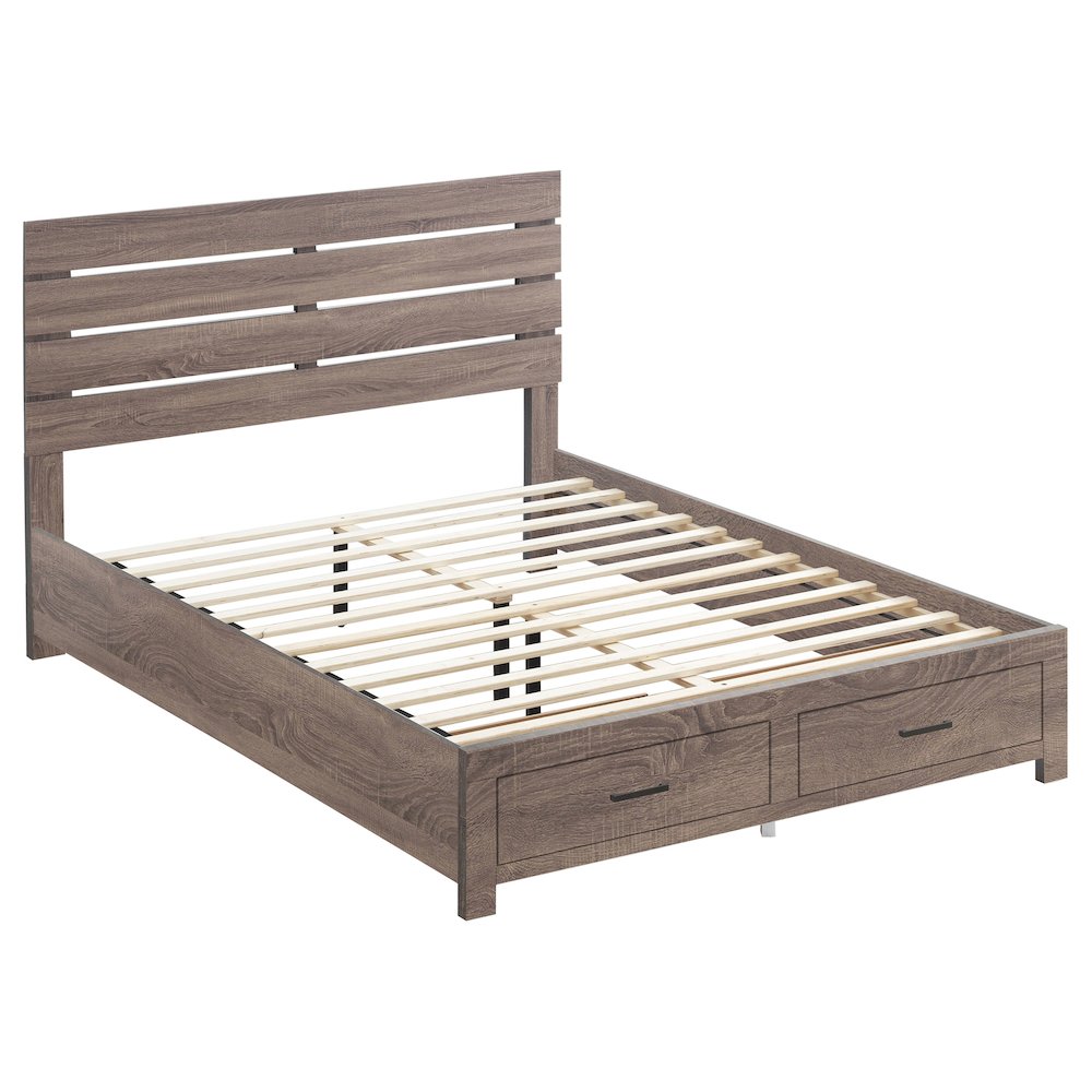 Brantford 4-piece Eastern King Bedroom Set Barrel Oak. Picture 2