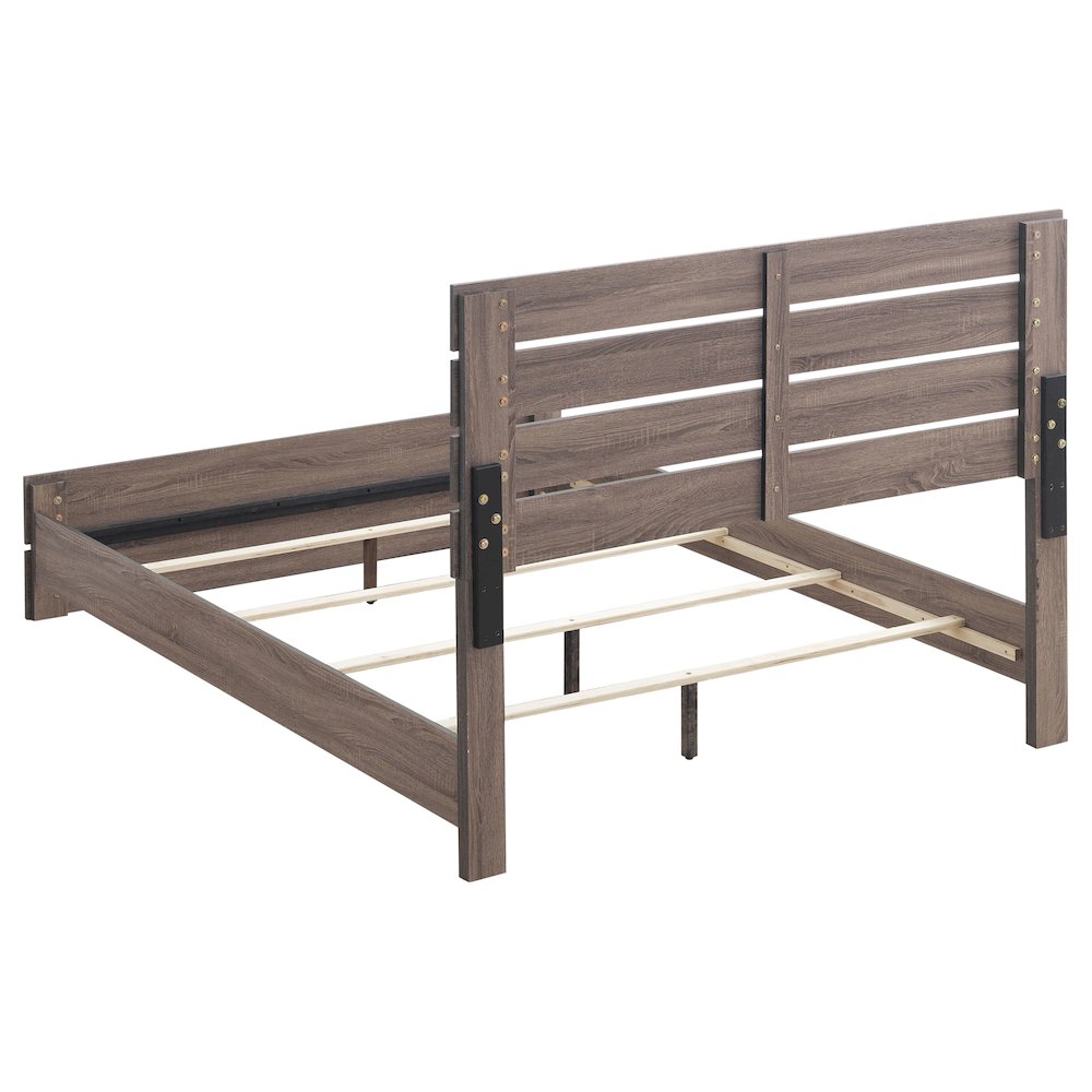 Brantford 4-piece Eastern King Bedroom Set Barrel Oak. Picture 3