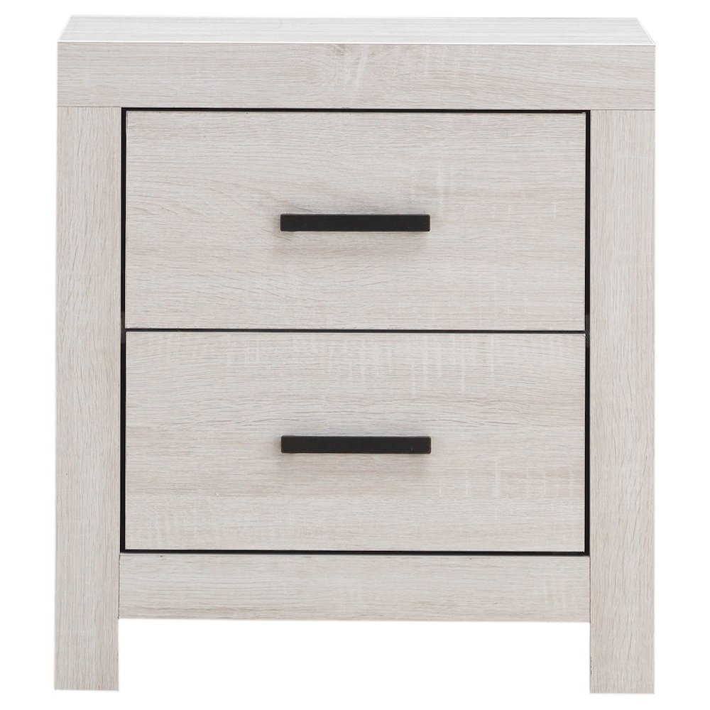 Brantford 2-drawer Nightstand Coastal White. Picture 3