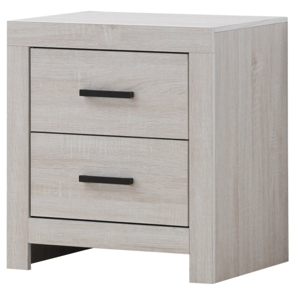 Brantford 2-drawer Nightstand Coastal White. Picture 4