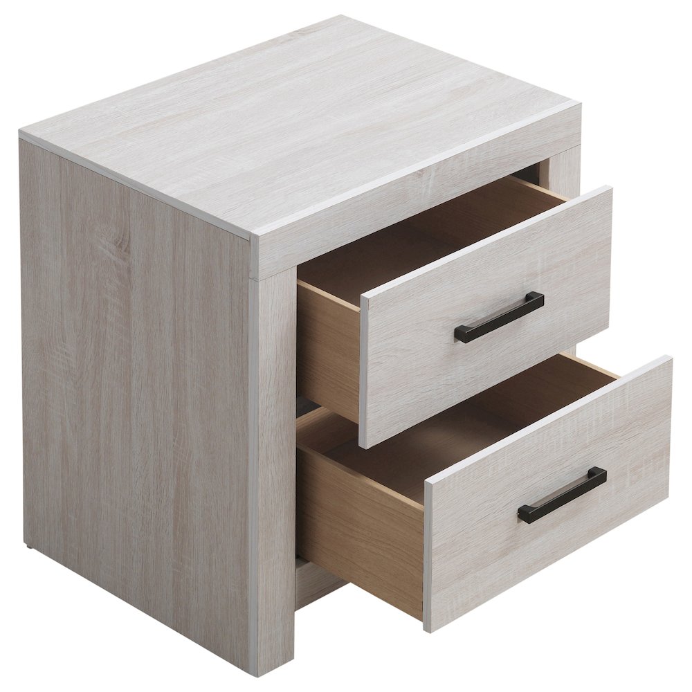 Brantford 2-drawer Nightstand Coastal White. Picture 10