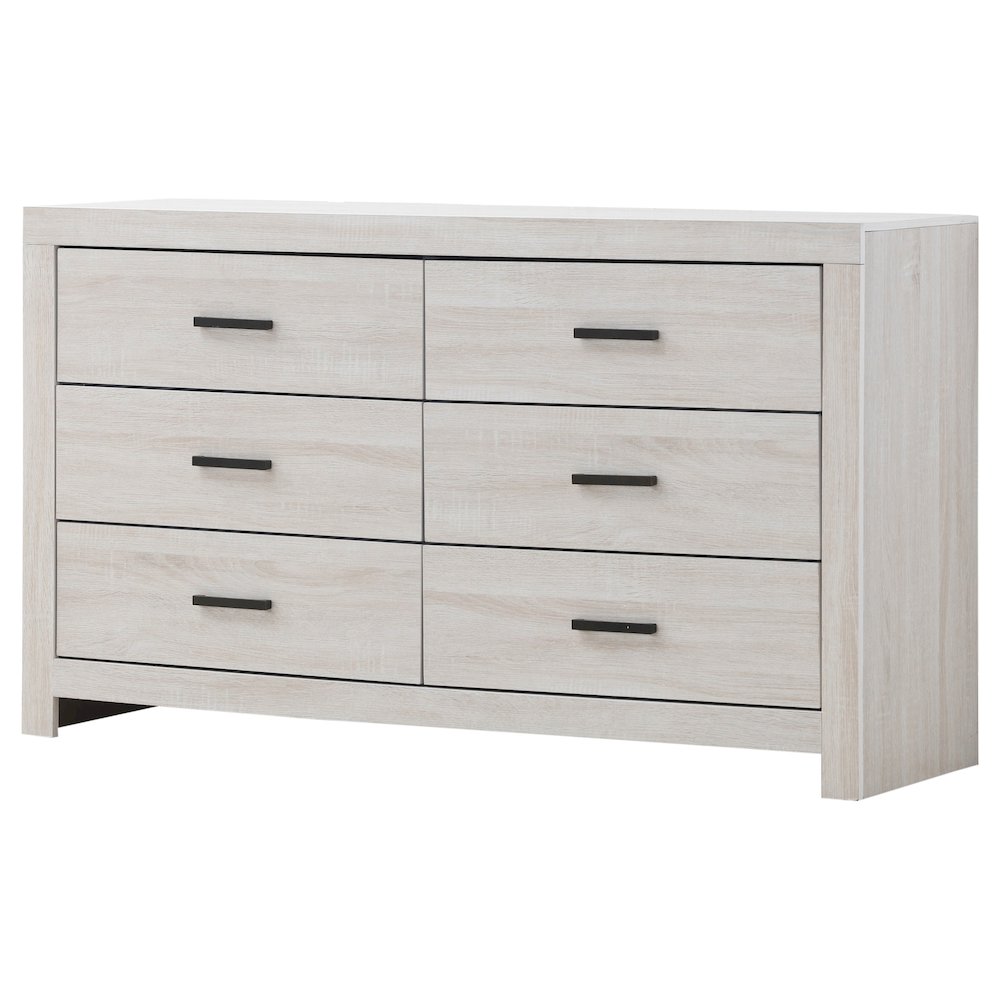 Brantford 6-drawer Dresser Coastal White. Picture 4