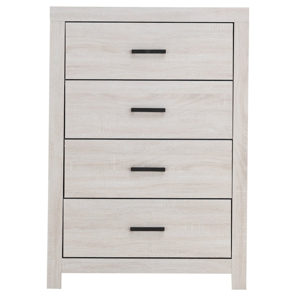 Brantford 4-drawer Bedroom Chest Coastal White. Picture 3
