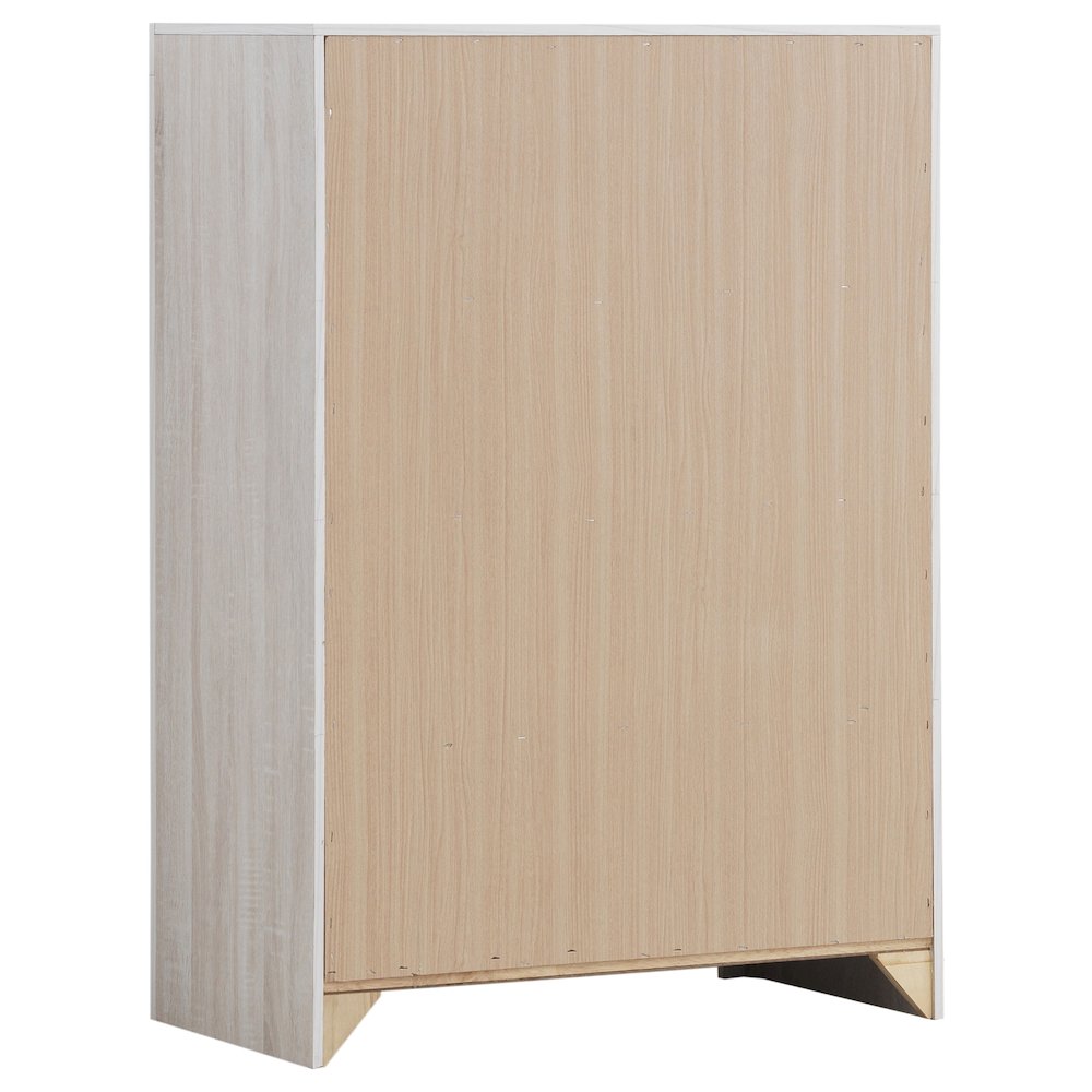 Brantford 4-drawer Bedroom Chest Coastal White. Picture 6