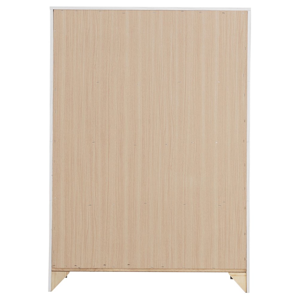 Brantford 4-drawer Bedroom Chest Coastal White. Picture 7