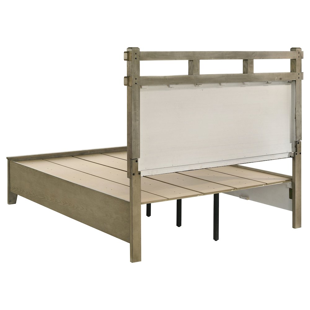 Hazlewood 59-inch Queen Panel Storage Bed Vineyard Oak. Picture 5