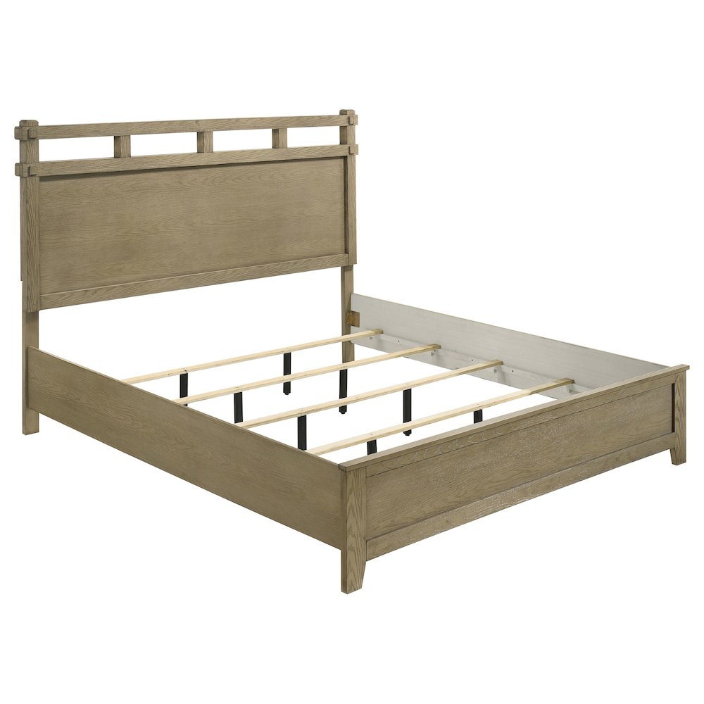 Hazlewood 59-inch Eastern King Panel Bed Vineyard Oak. Picture 1