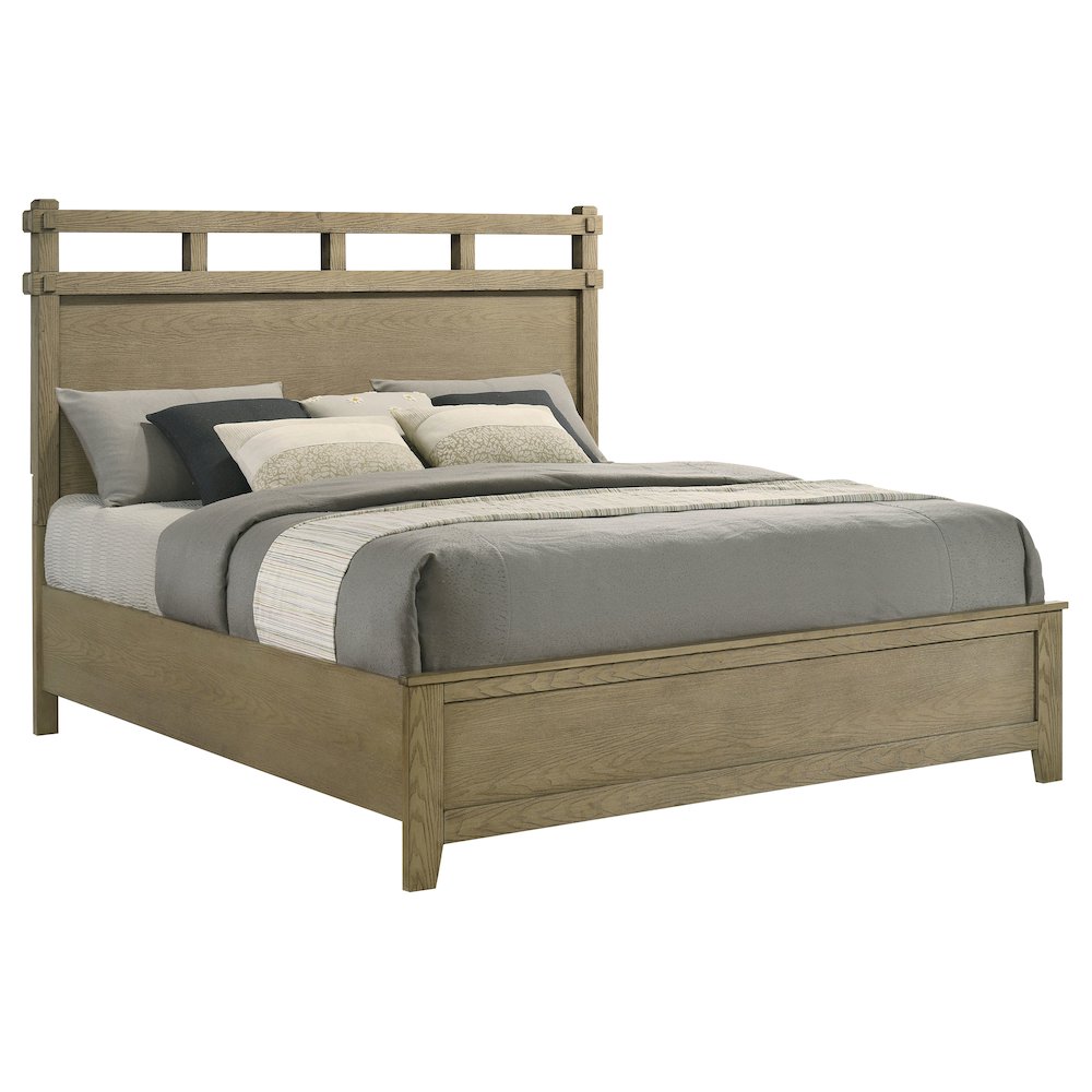 Hazlewood 59-inch Eastern King Panel Bed Vineyard Oak. Picture 3