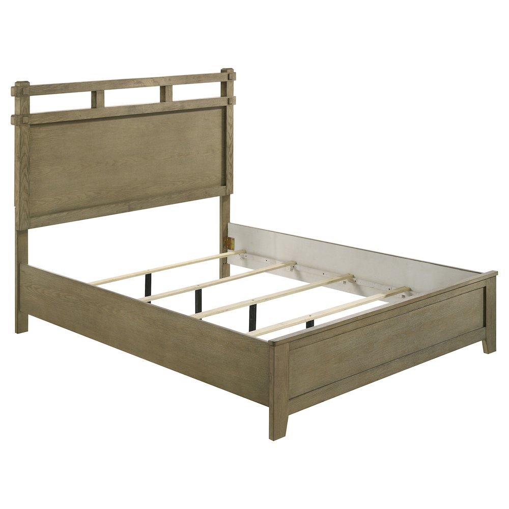 Hazlewood 59-inch Queen Panel Bed Vineyard Oak. Picture 1