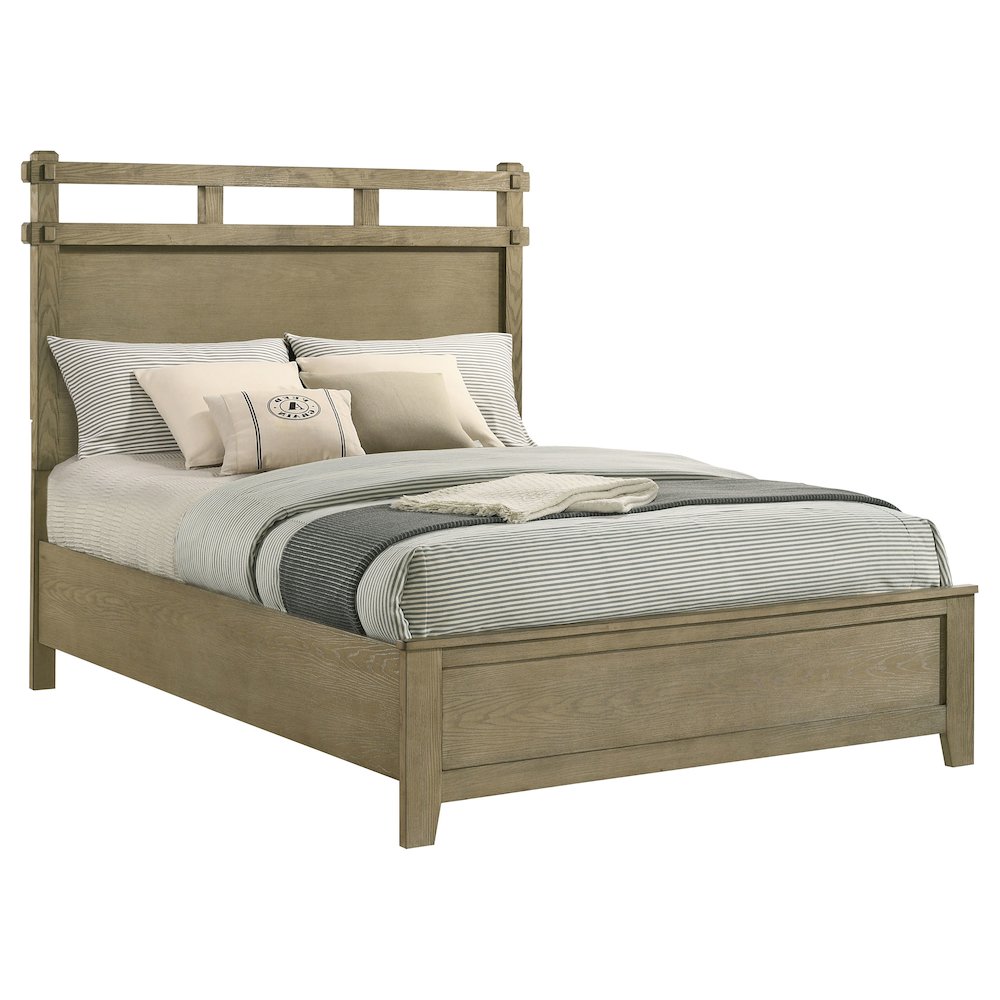 Hazlewood 59-inch Queen Panel Bed Vineyard Oak. Picture 3