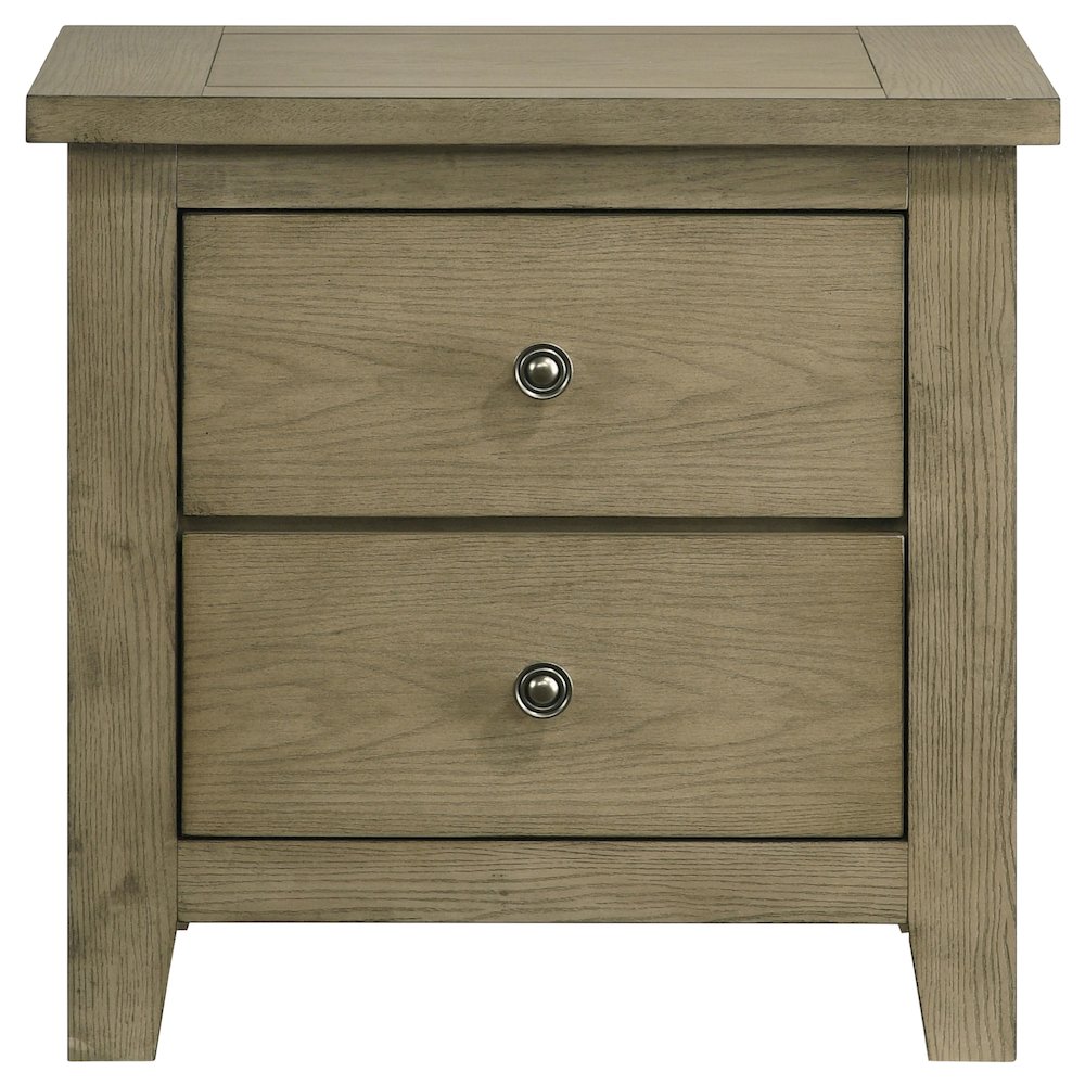 Hazlewood 2-drawer Nightstand Bedside Table Vineyard Oak. Picture 3