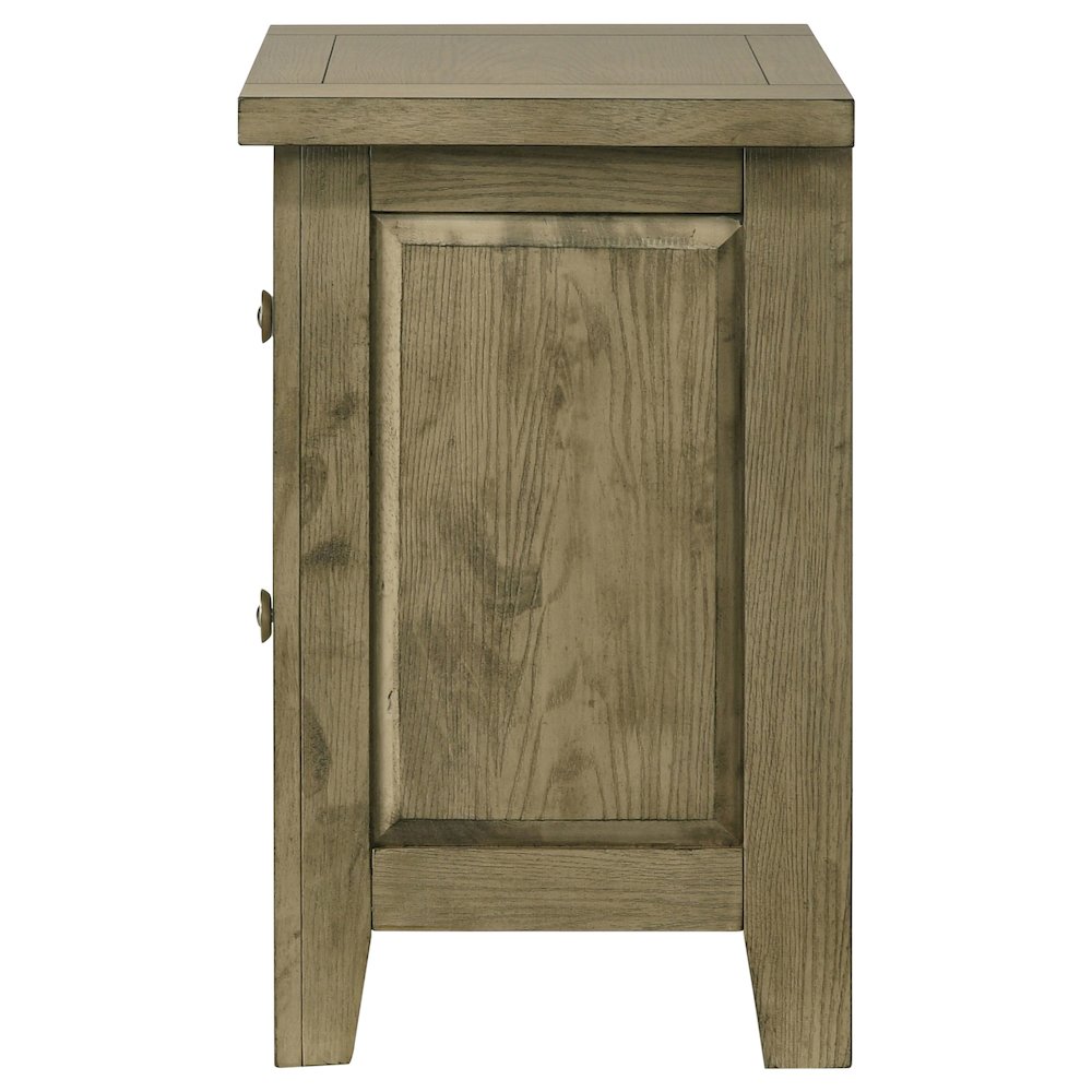 Hazlewood 2-drawer Nightstand Bedside Table Vineyard Oak. Picture 5