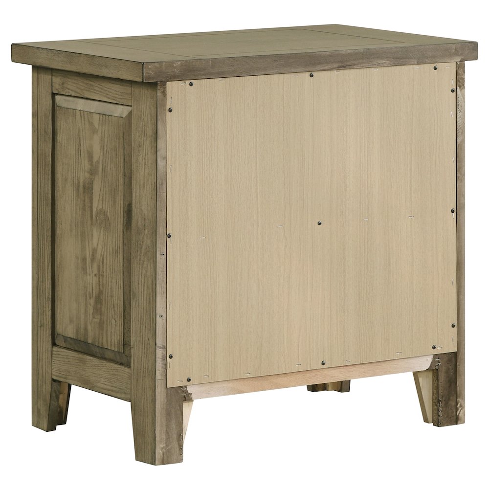 Hazlewood 2-drawer Nightstand Bedside Table Vineyard Oak. Picture 6