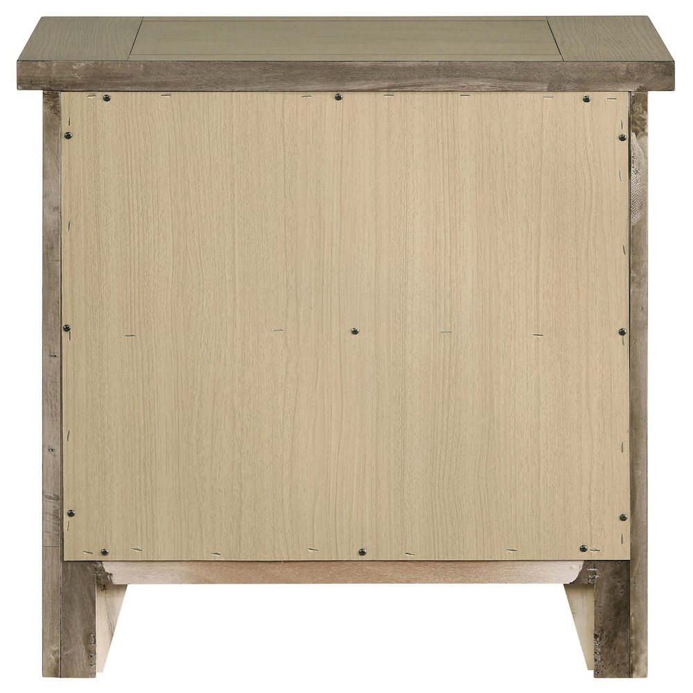 Hazlewood 2-drawer Nightstand Bedside Table Vineyard Oak. Picture 7