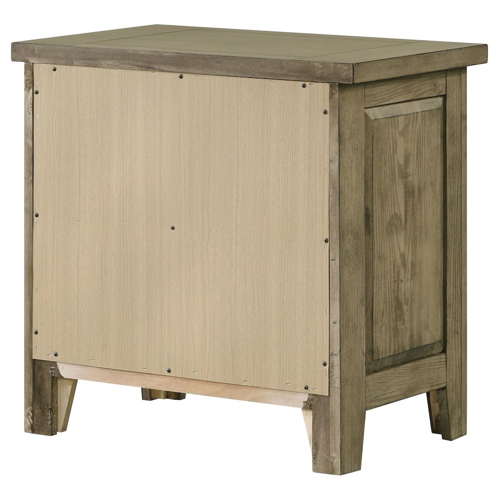 Hazlewood 2-drawer Nightstand Bedside Table Vineyard Oak. Picture 8