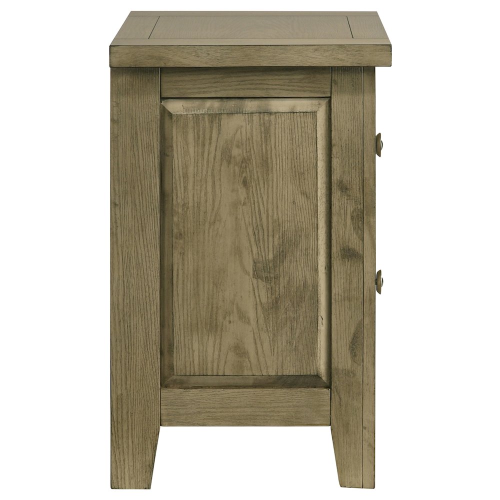 Hazlewood 2-drawer Nightstand Bedside Table Vineyard Oak. Picture 9