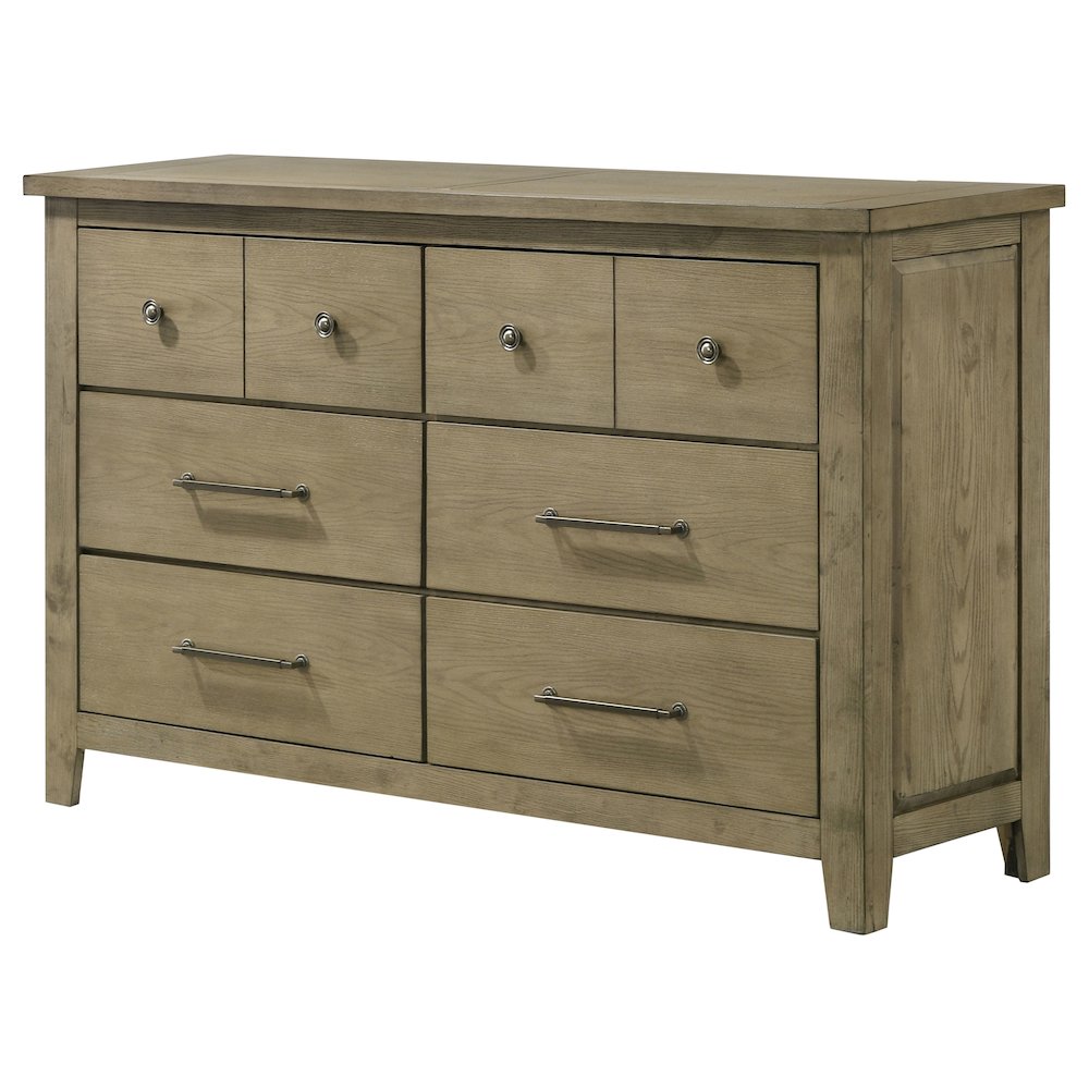 Hazlewood 6-drawer Bedroom Dresser Cabinet Vineyard Oak. Picture 4