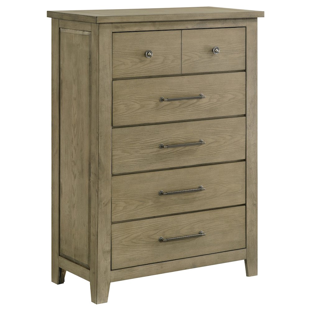 Hazlewood 5-drawer Bedroom Chest of Drawers Vineyard Oak. Picture 1