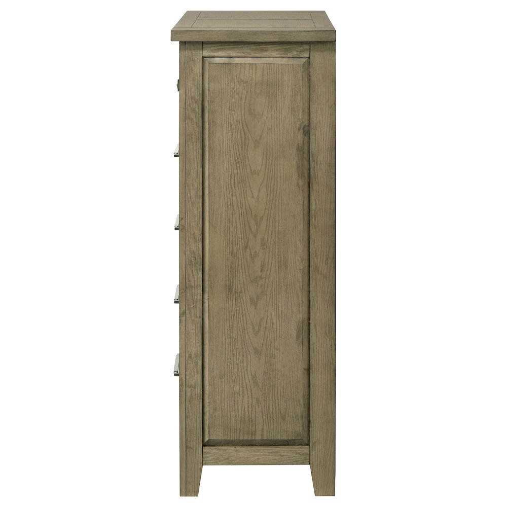Hazlewood 5-drawer Bedroom Chest of Drawers Vineyard Oak. Picture 5