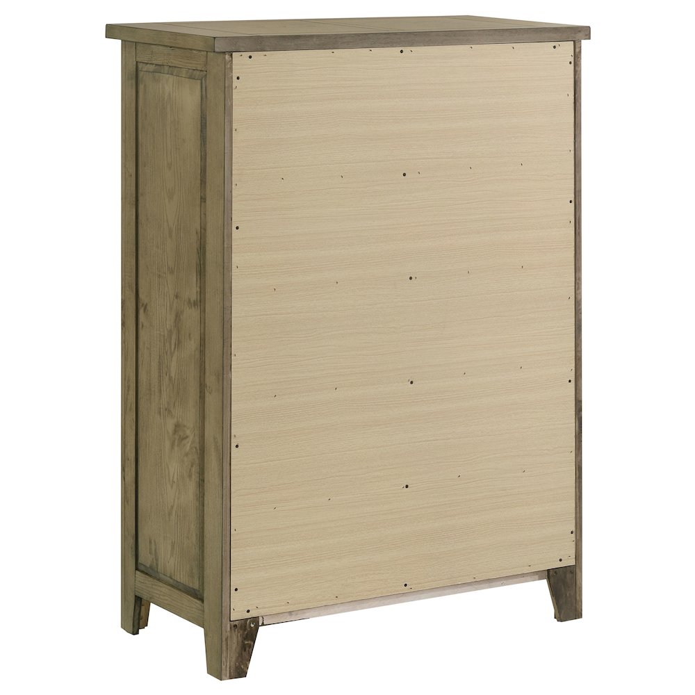 Hazlewood 5-drawer Bedroom Chest of Drawers Vineyard Oak. Picture 6