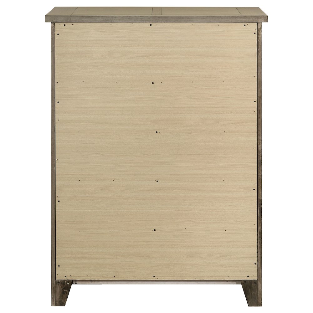 Hazlewood 5-drawer Bedroom Chest of Drawers Vineyard Oak. Picture 7