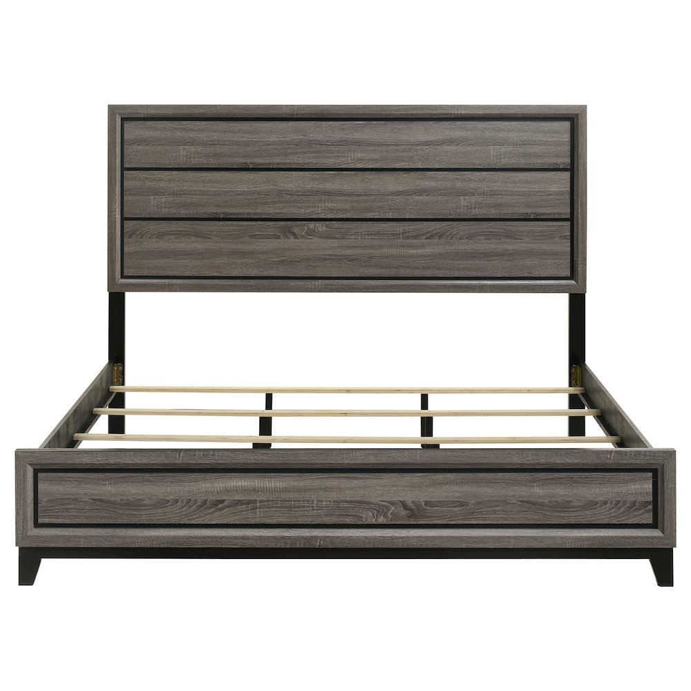 Watson Wood Eastern King Panel Bed Grey Oak. Picture 4