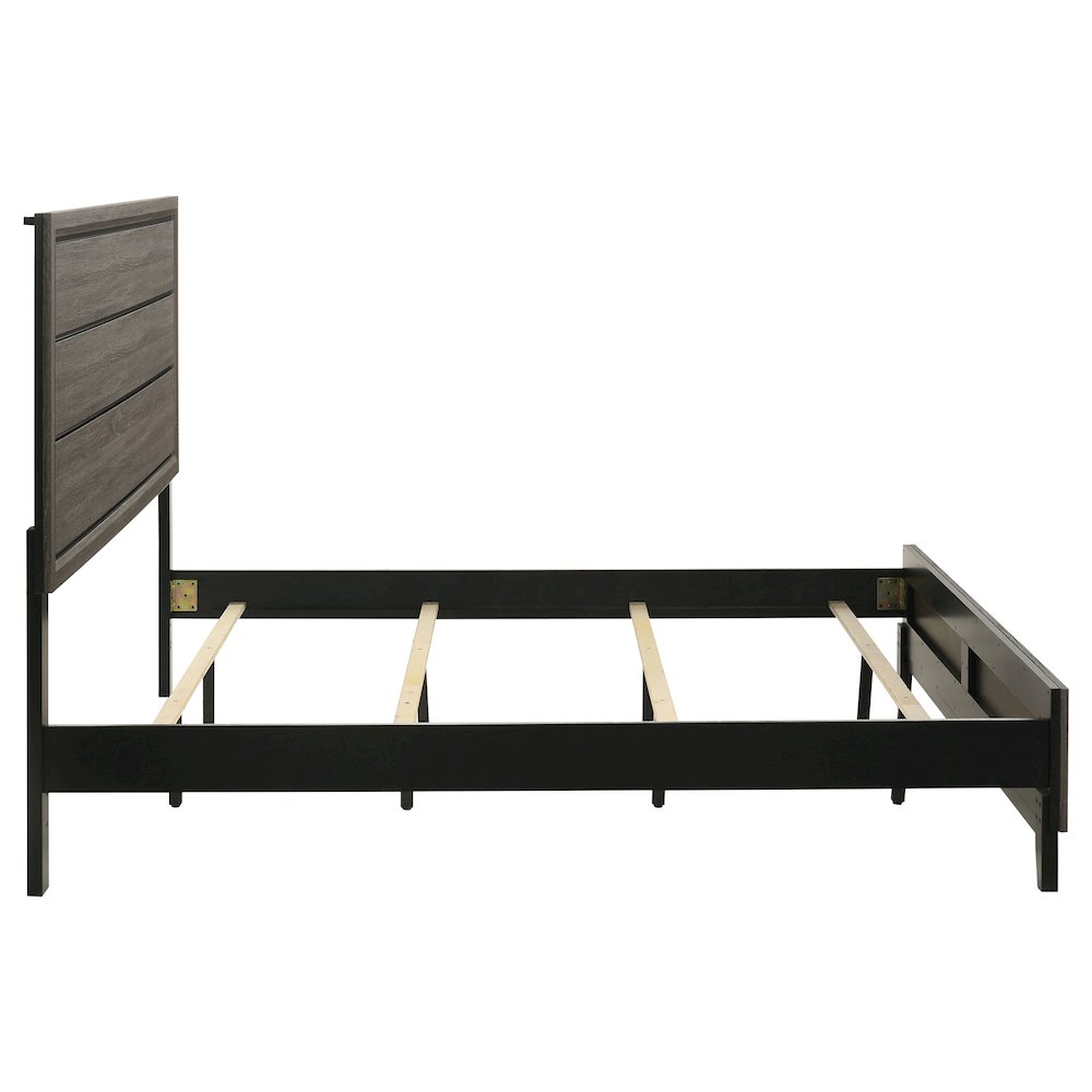 Watson Wood Eastern King Panel Bed Grey Oak. Picture 6
