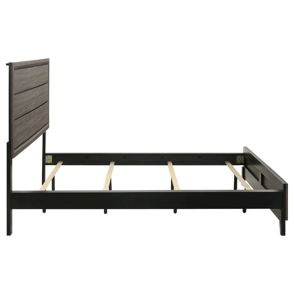 Watson Wood California King Panel Bed Grey Oak. Picture 6