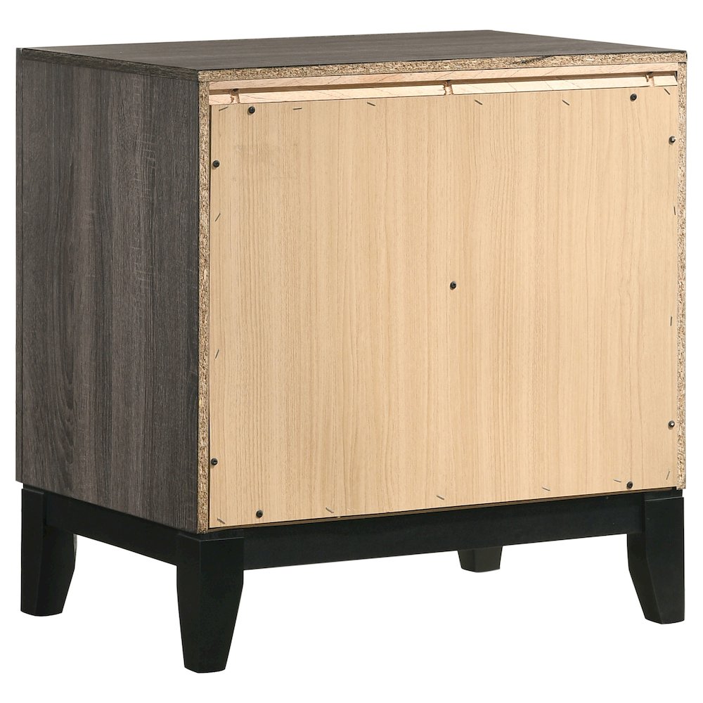 Watson 2-drawer Nightstand Grey Oak. Picture 5